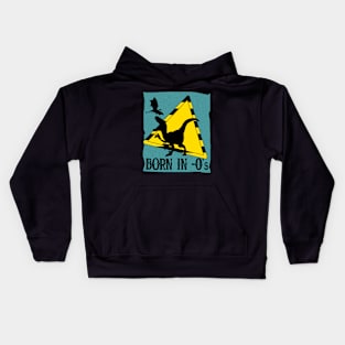 BORN IN -0'S Kids Hoodie